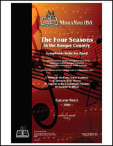 The Four Seasons in the Basque Country Concert Band sheet music cover